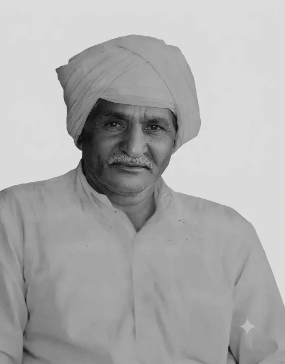 Portrait of Late Bhurabhai Choudhary (Bhura Bapa)