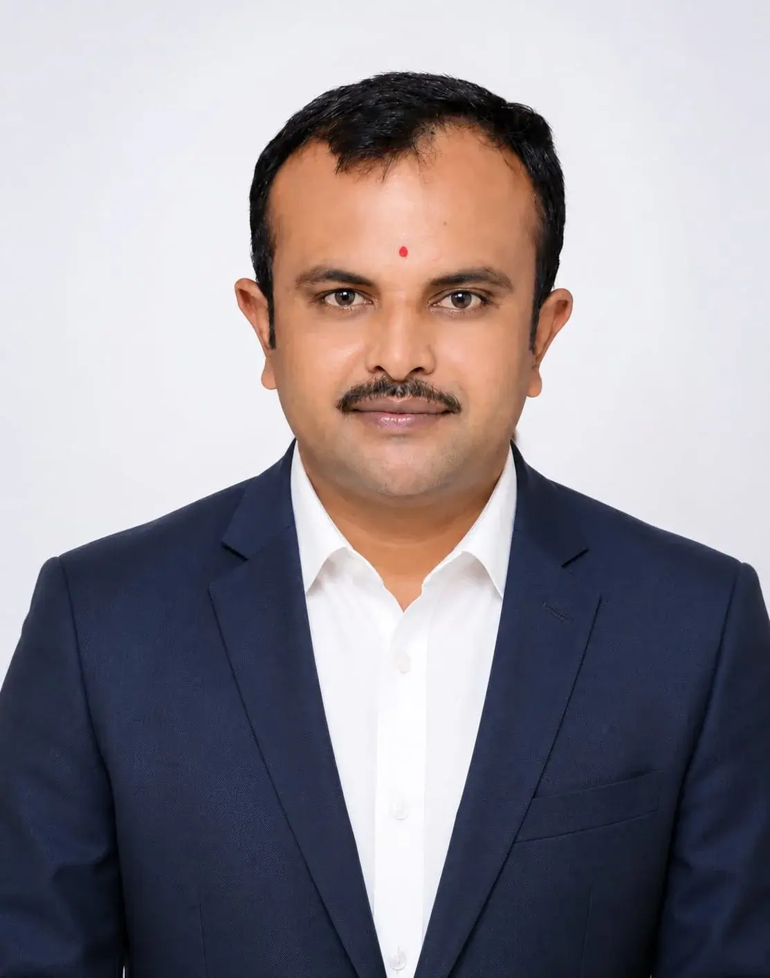 Portrait of Mr. Bharat Ramji Kher, Treasurer